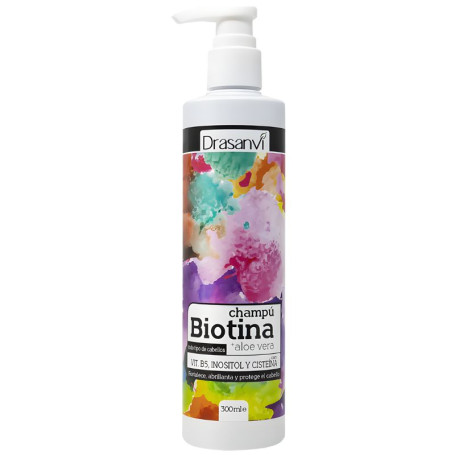 Shampoing à la biotine et à l'aloe vera 300 ml Drasanvi