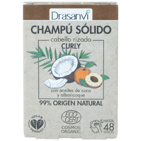 Shampoing solide bio Cosmos Organic pour cheveux bouclés 80g Drasanvi
