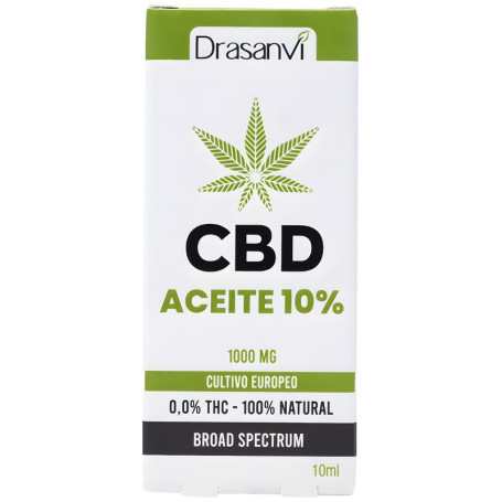 Huile de CBD à large spectre 10 % 10 ml Drasanvi
