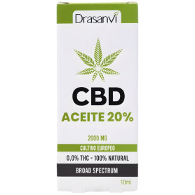 Huile de CBD à large spectre 20 % 10 ml Drasanvi