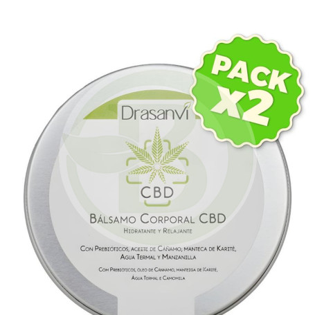 Pack 2x Bálsamo Corporal De Cbd 200Ml Drasanvi