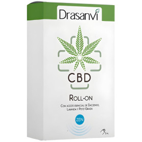Roll-on CBD bleu pour la détente et le repos 5 ml Drasanvi