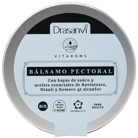 Baume pectoral bio Drasanvi pour adultes 75 ml
