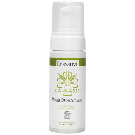 Mousse démaquillante au cannabis bio Drasanvi 150 ml