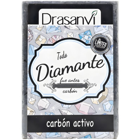 Savon au charbon actif végétal 100 g Drasanvi