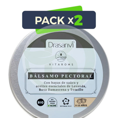Pack 2x Bálsamo Pectoral Infantil Bio 75Ml Drasanvi