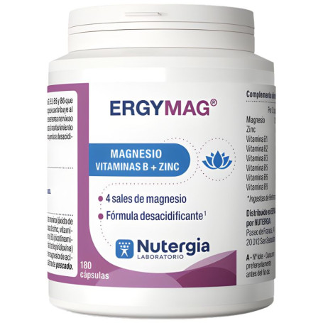Gélules Ergymag 180 Nutergia