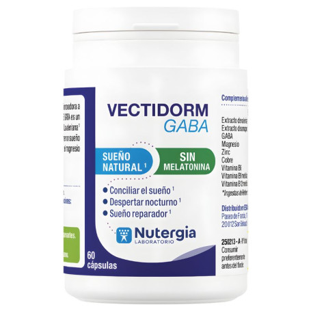 Vectidorm Gaba 60 capsules Nutergia