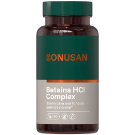 Complexe de chlorhydrate de bétaïne 120 capsules Bonusan