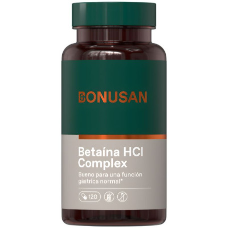 Complexe de chlorhydrate de bétaïne 120 capsules Bonusan