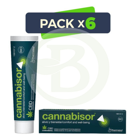 Pack 6x Cannabisor Pomada 60Ml Soria Natural