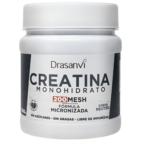 Créatine 200 Mesh Saveur Neutre 300G Drasanvi