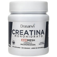 Créatine 200 Mesh Saveur Neutre 300G Drasanvi