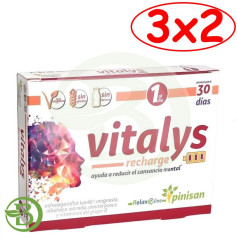 Pack 3x2 Vitalys Recharge 30 Gélules Pinisan