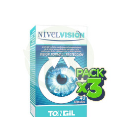 Pack 3x Nivelvisión 40 Gélules Végétales Tongil