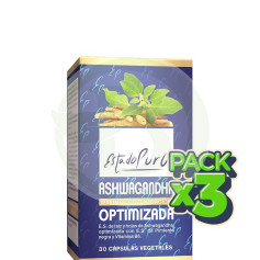 Pack 3x Estado Puro Ashwagandha Optimisée 30 Gélules Estado Puro - Tongil