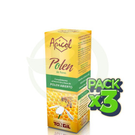 Pack 3x Apicol Polen 60Ml. Tongil
