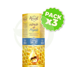 Pack 3x Extrait de Propolis 60Ml Apicol - Tongil
