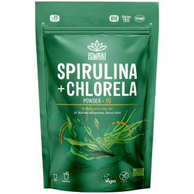 Spirulina + Chlorella en Poudre Bio 125G Iswari