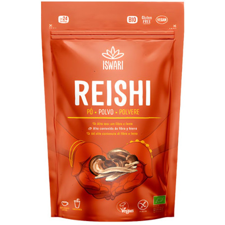 Champignons Reishi en Poudre Bio 100G Iswari