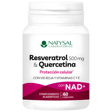 Resvératrol et Quercétine avec NAD+ 60 Gélules Natysal
