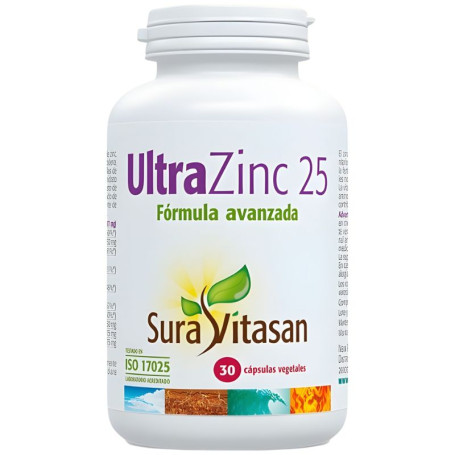 Ultra Zinc 25 30 Gélules Sura Vitasan