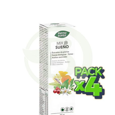 Pack 4x Phyto-Biopole Mix 23 Sueño Bio 50Ml Intersa