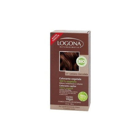 Coloration Végétale Châtain Café (Coffe Brown) Logona