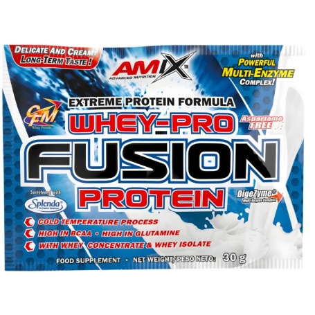 Monodose Whey Pro Fusion Protein Vanille 30G Amix