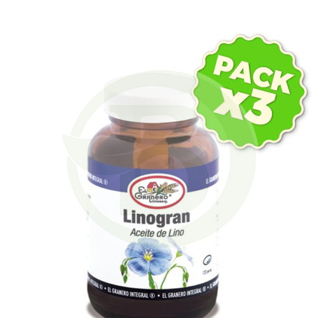 Pack 3x Linogran Plus 120 Perlas El Granero
