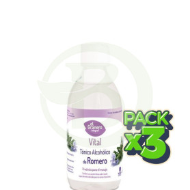 Pack 3x Tónico Alcohólico de Romero 250Ml. El Granero