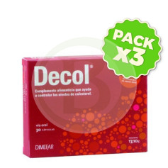Pack 3x Decol 30 Gélules Dimefar