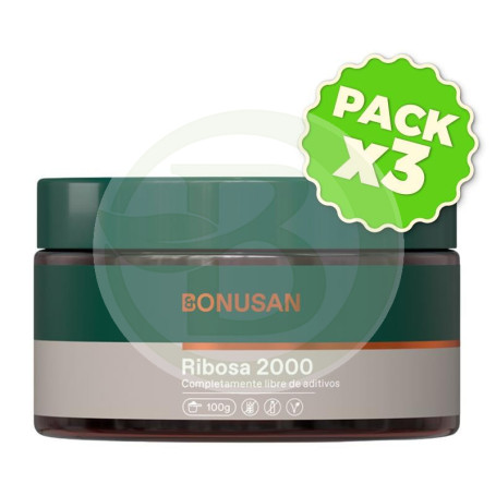 Pack 3x Ribosa 100Gr. Bonusan