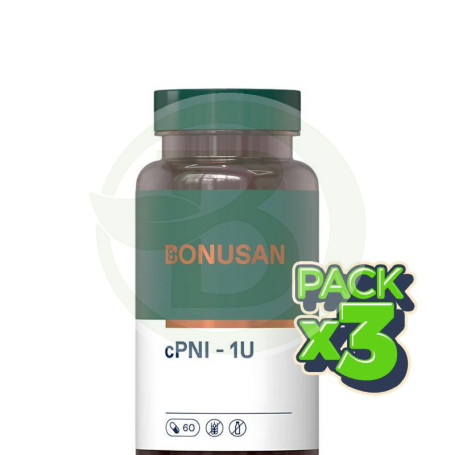 Pack 3x Cpni 1U 60 Cápsulas Bonusan