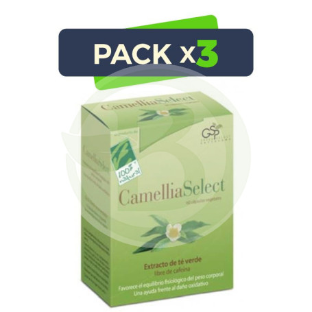 Pack 3x Camellia Select 60 Cápsulas 100% Natural
