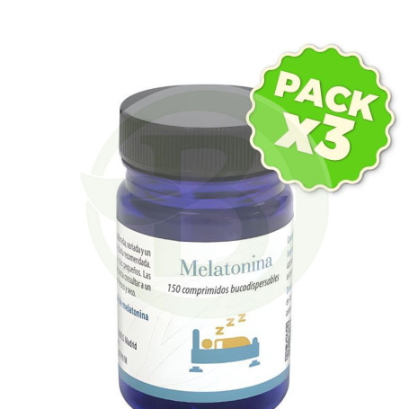 Pack 3x Melatonina 150 Comprimidos 100% Natural