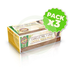 Pack 3x Nutriorgans Cheveux, Piel y Uñas 14 viales Tongil