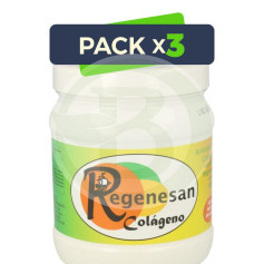 Pack 3x Regenesan Collagène 500Gr. (Saveur Orange)