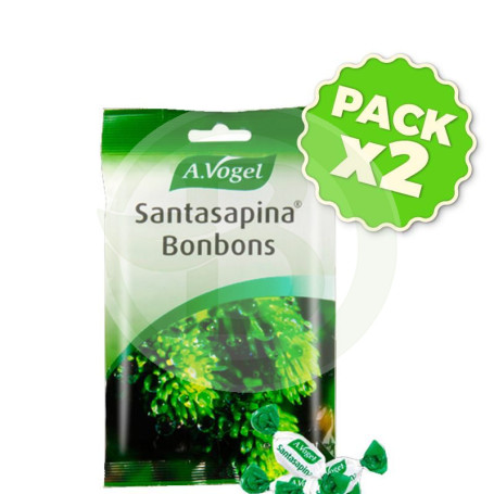Pack 2x Caramelos Santasapina Bonbons 100Gr. Bioforce