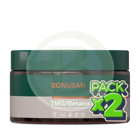 Pack 2x TMG/Betaína 125Gr. Bonusan