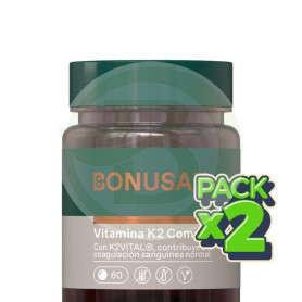 Pack 2x Vitamina K2 100Mcg. Plus 90 Tabletas Bonusan