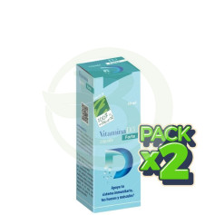 Pack 2x Vitamina D3 Líquida Forte 30Ml Cienporcien Natural
