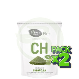 Pack 2x Chlorella Bio 200Gr. El Granero