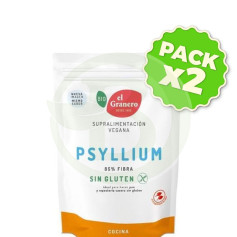 Pack 2x Psyllium sans Gluten Bio 125Gr el Granero