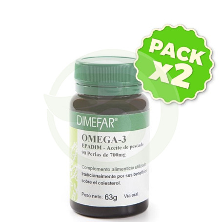 Pack 2x Epadim 700Mg. 90 Cápsulas Dimefar