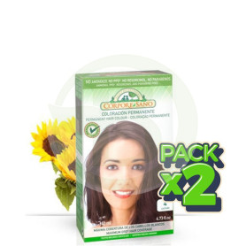 Pack 2x Tinte 4 Castaño 140Ml. Corpore Sano