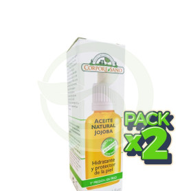 Pack 2x Aceite Natural De Jojoba 30Ml. Corpore Sano