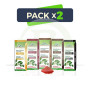 Pack 2x Crema Color Cabello Caoba 60Ml. Corpore Sano