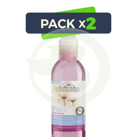 Pack 2x Desmaquillador De Ojos 150Ml. Corpore Sano