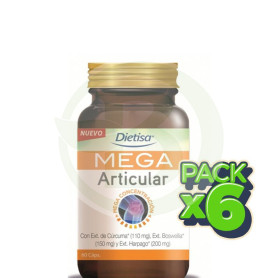 Pack 6x Mega Articular 60 Cápsulas Dietisa